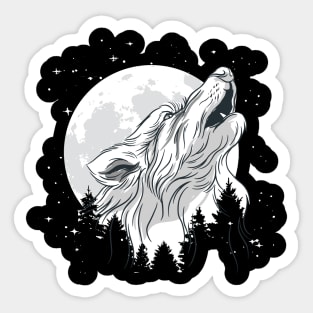 Wolf Sticker